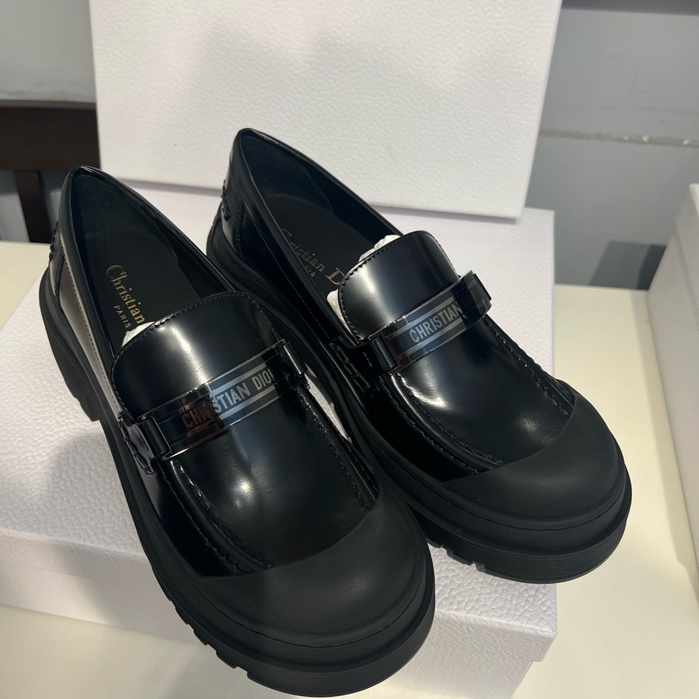 Dior Black Women's Loafers size 37
